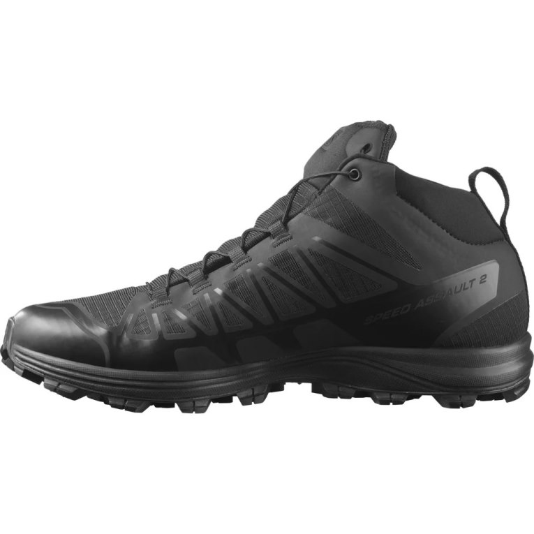 Black Salomon Speed Assault 2 Men's Tactical Boots | PH 28945B